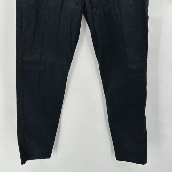 Greyson Wolf Amagansett 5-Pocket Chino Pants Size 32 x 29 Black Stretch Preppy - Picture 3 of 12